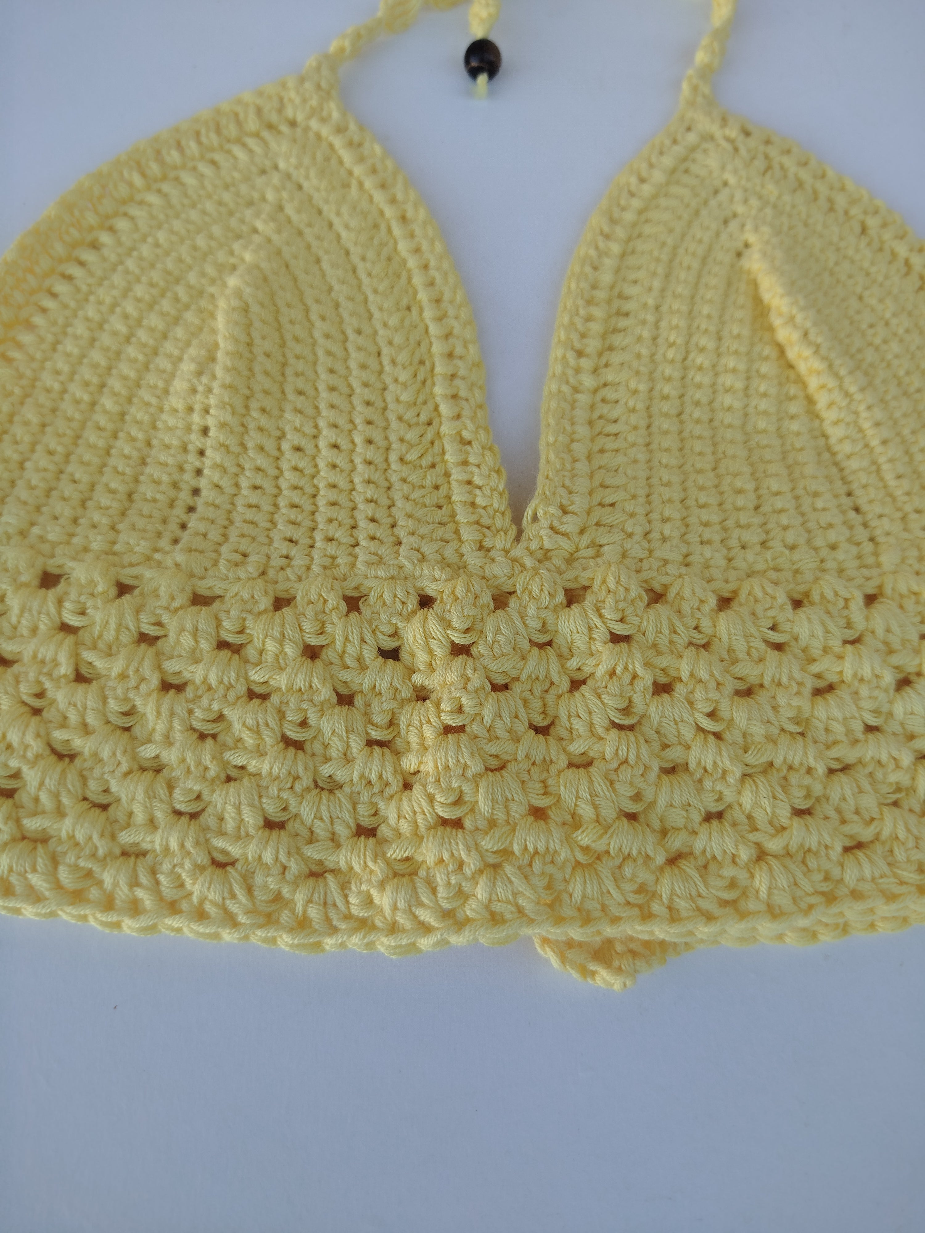 Crop top d'été jaune soleil ☀️