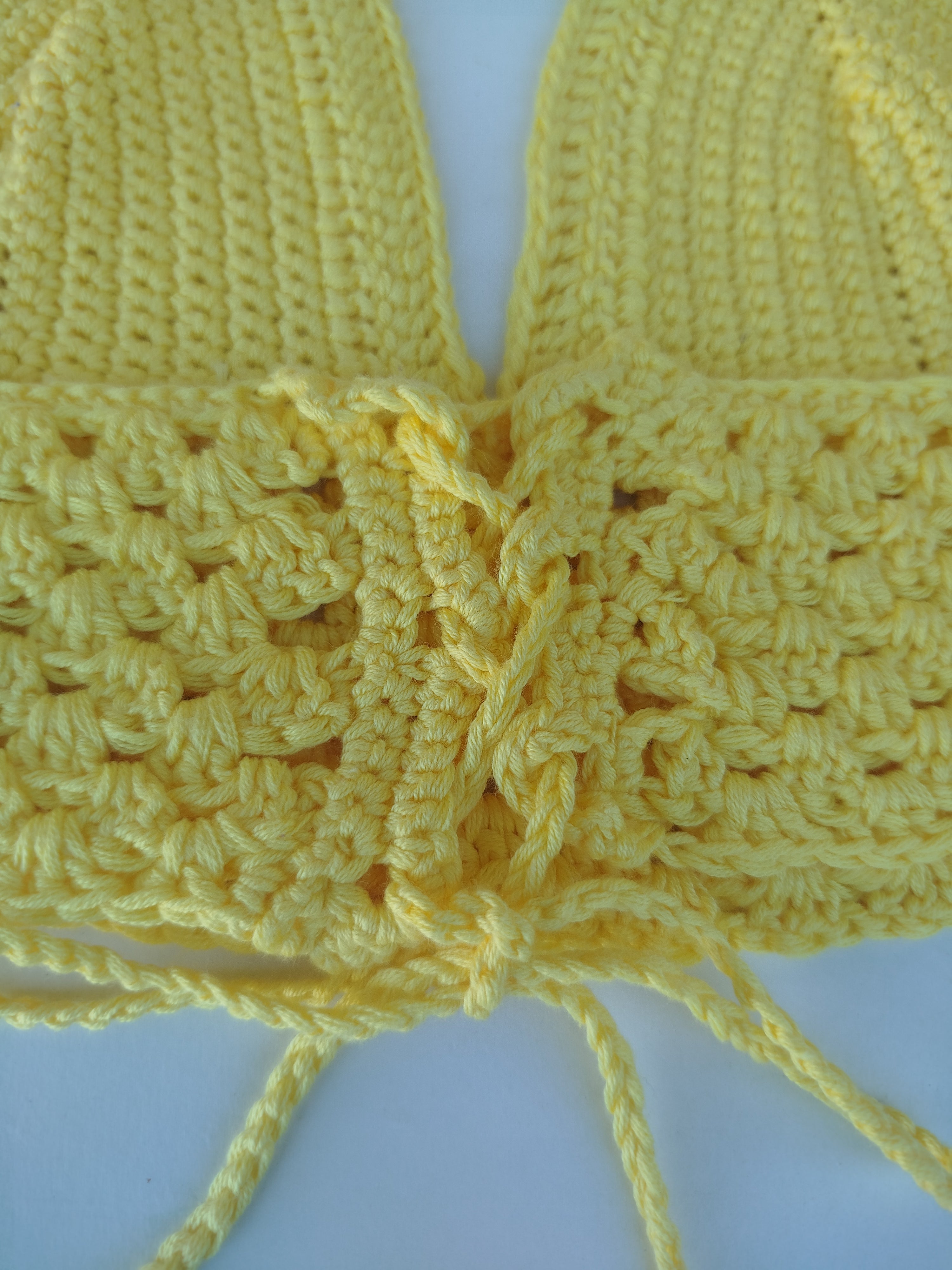 Crop top d'été jaune soleil ☀️