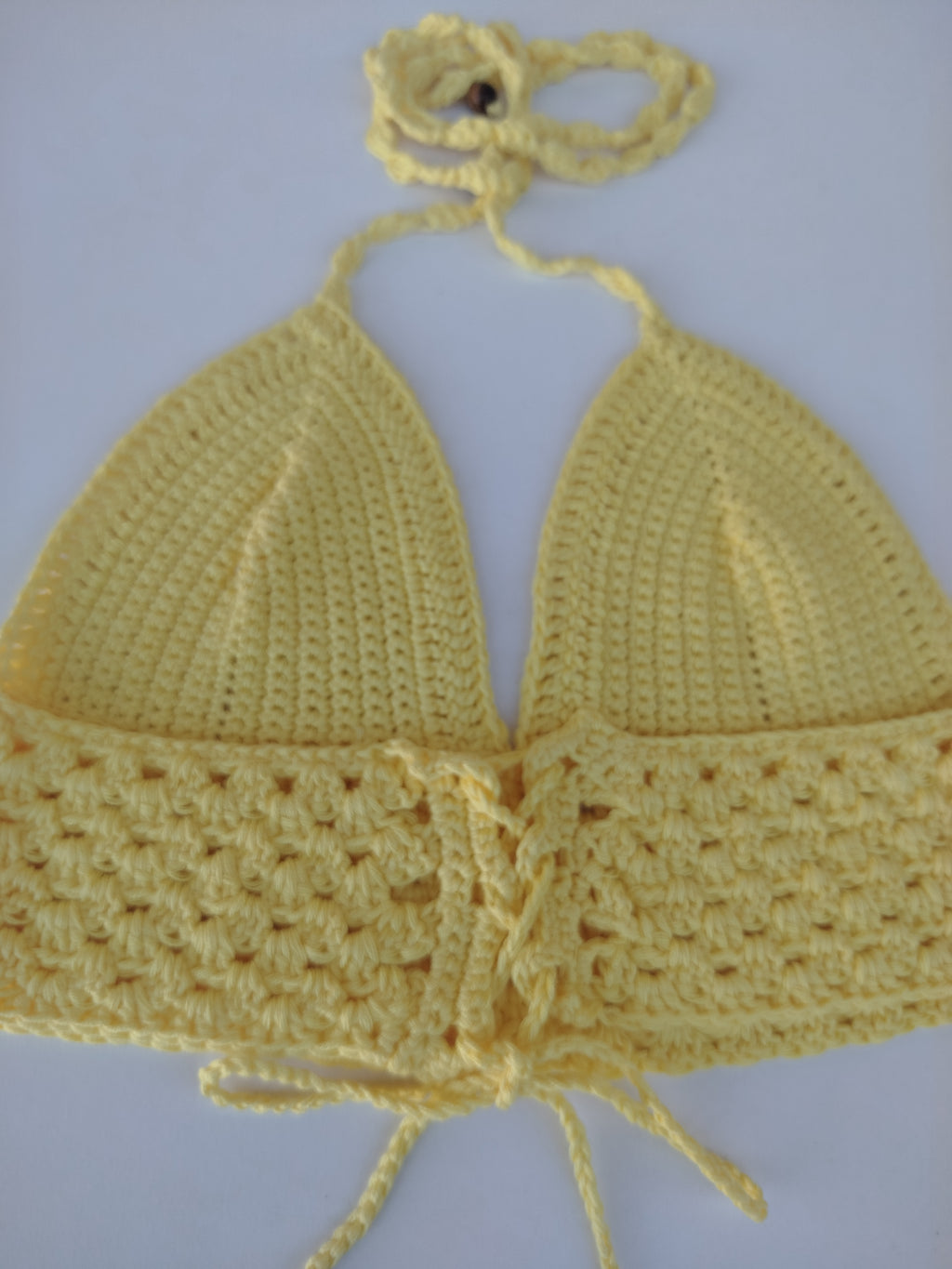 Crop top d'été jaune soleil ☀️