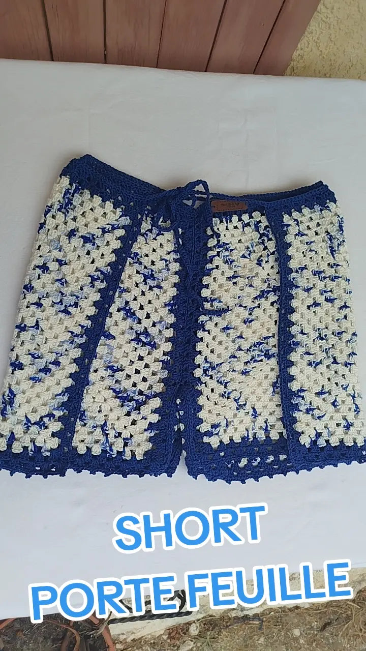 Short Riviera – Création artisanale au crochet