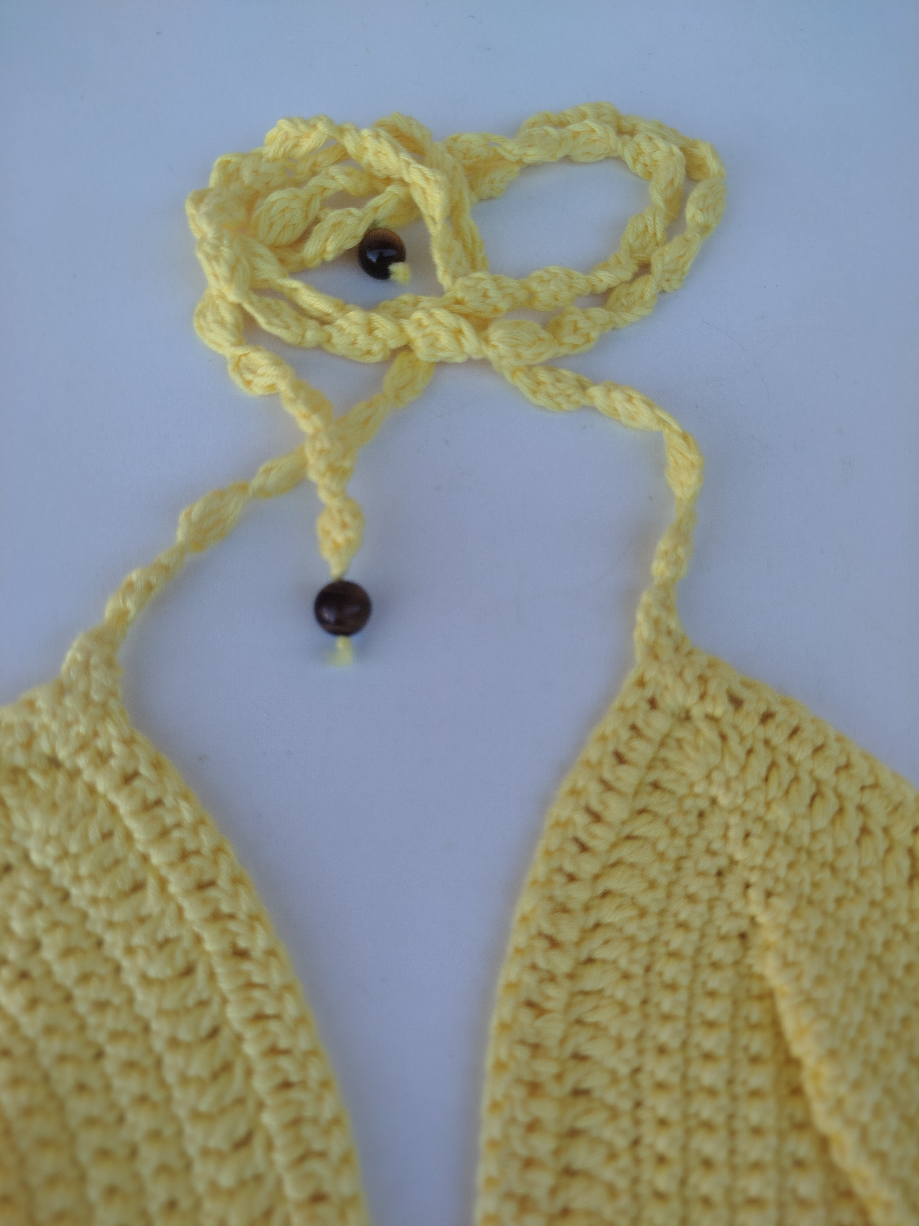 Crop top d'été jaune soleil ☀️